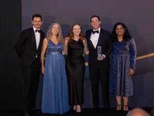 Equilend CRM and Sales Team Collecting Regulatory Solution of The Year Award at The SFT Awards 2025